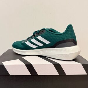 NIB! Adidas Runfalcon 3.0 Teal and White Sneakers Men Size 10